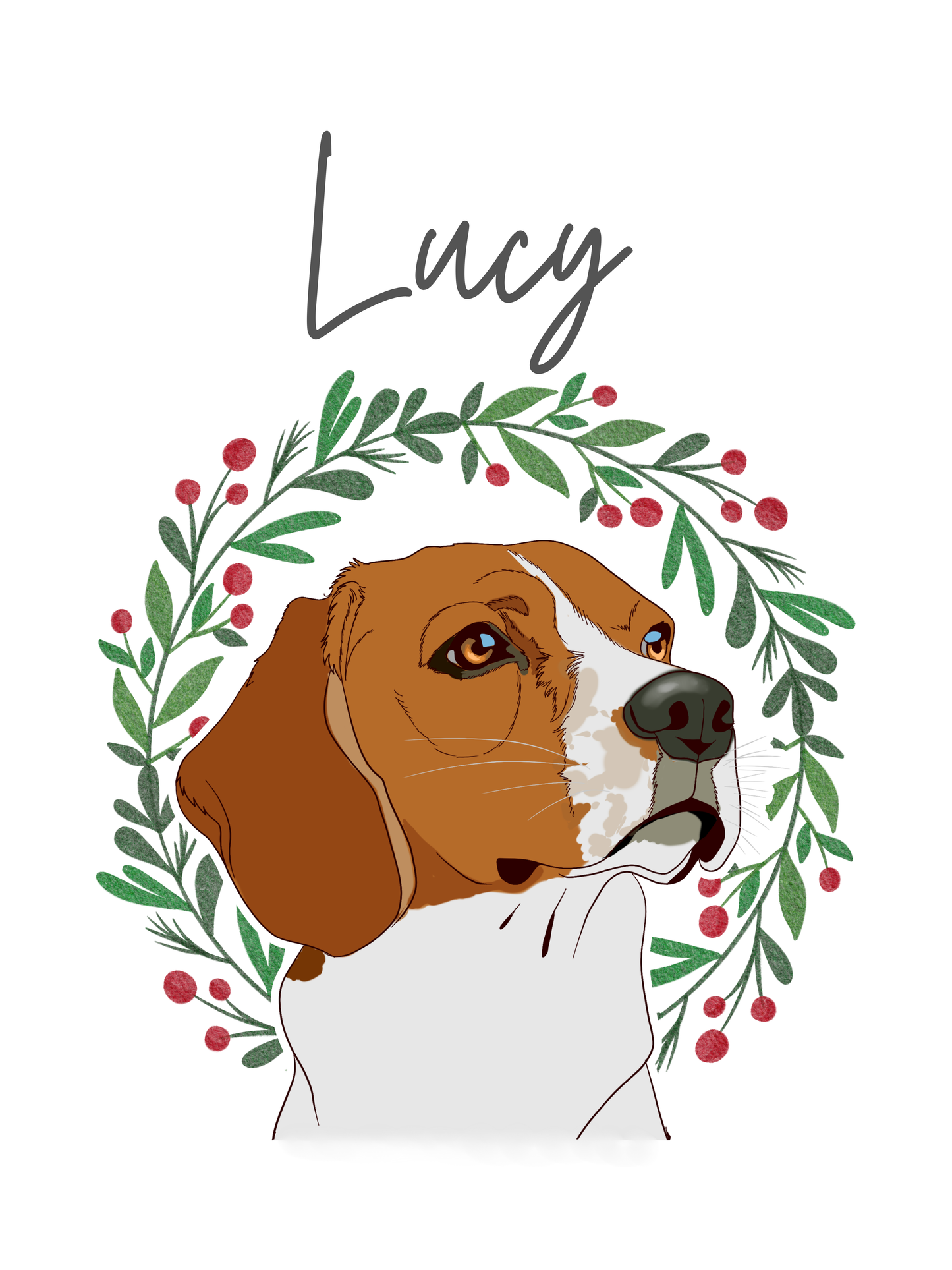 Custom Pet Portrait Travel Mug with a Handle