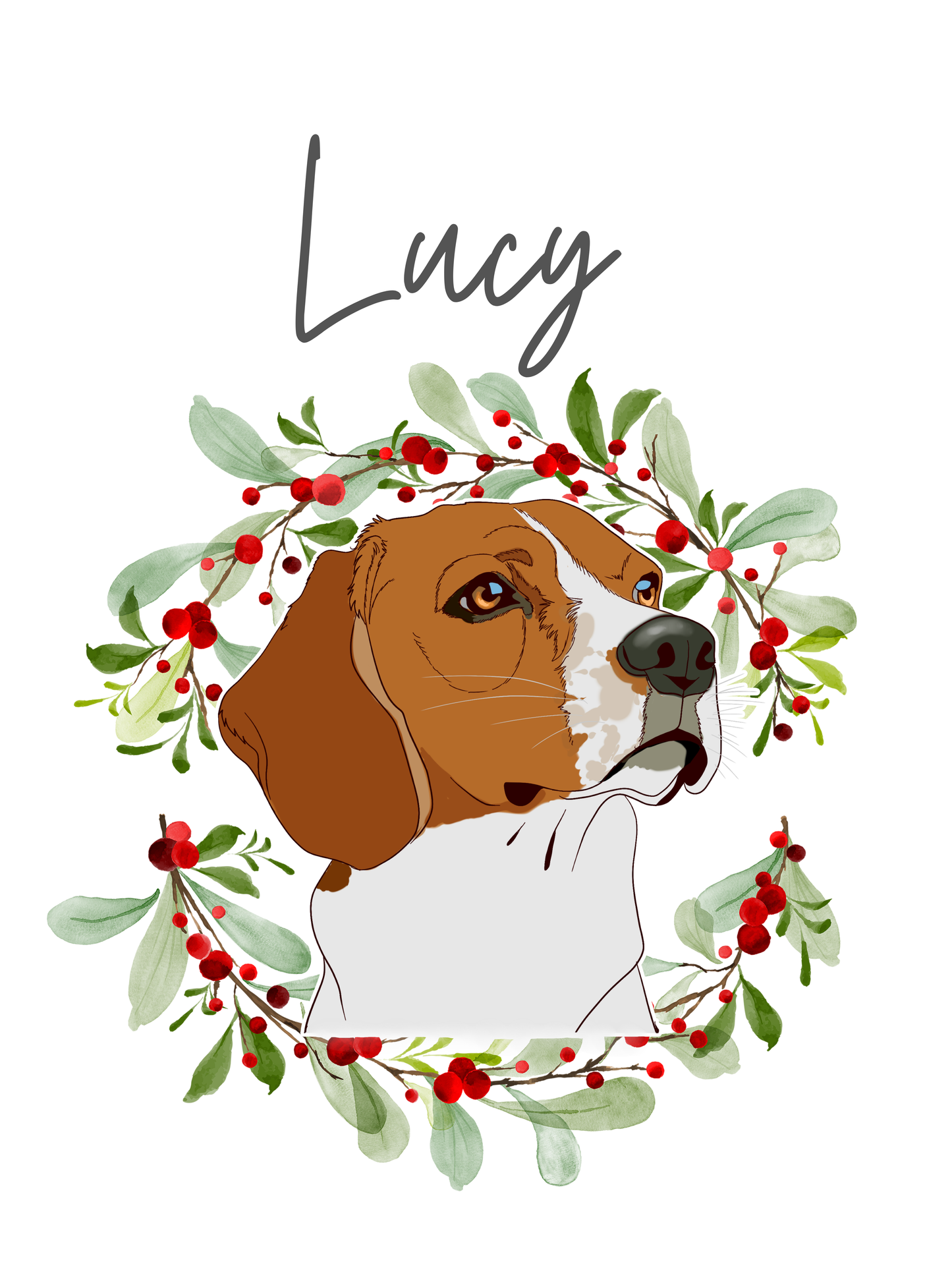 Custom Pet Portrait Travel Mug with a Handle