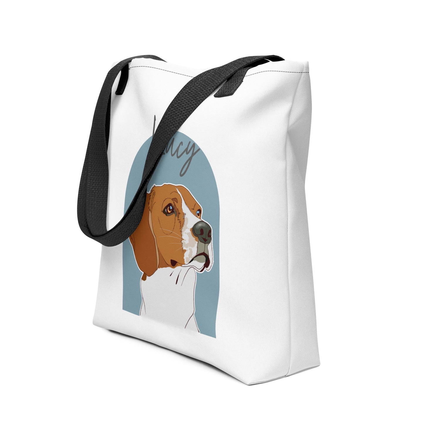 Custom Pet Portrait Tote Bag - Background Options