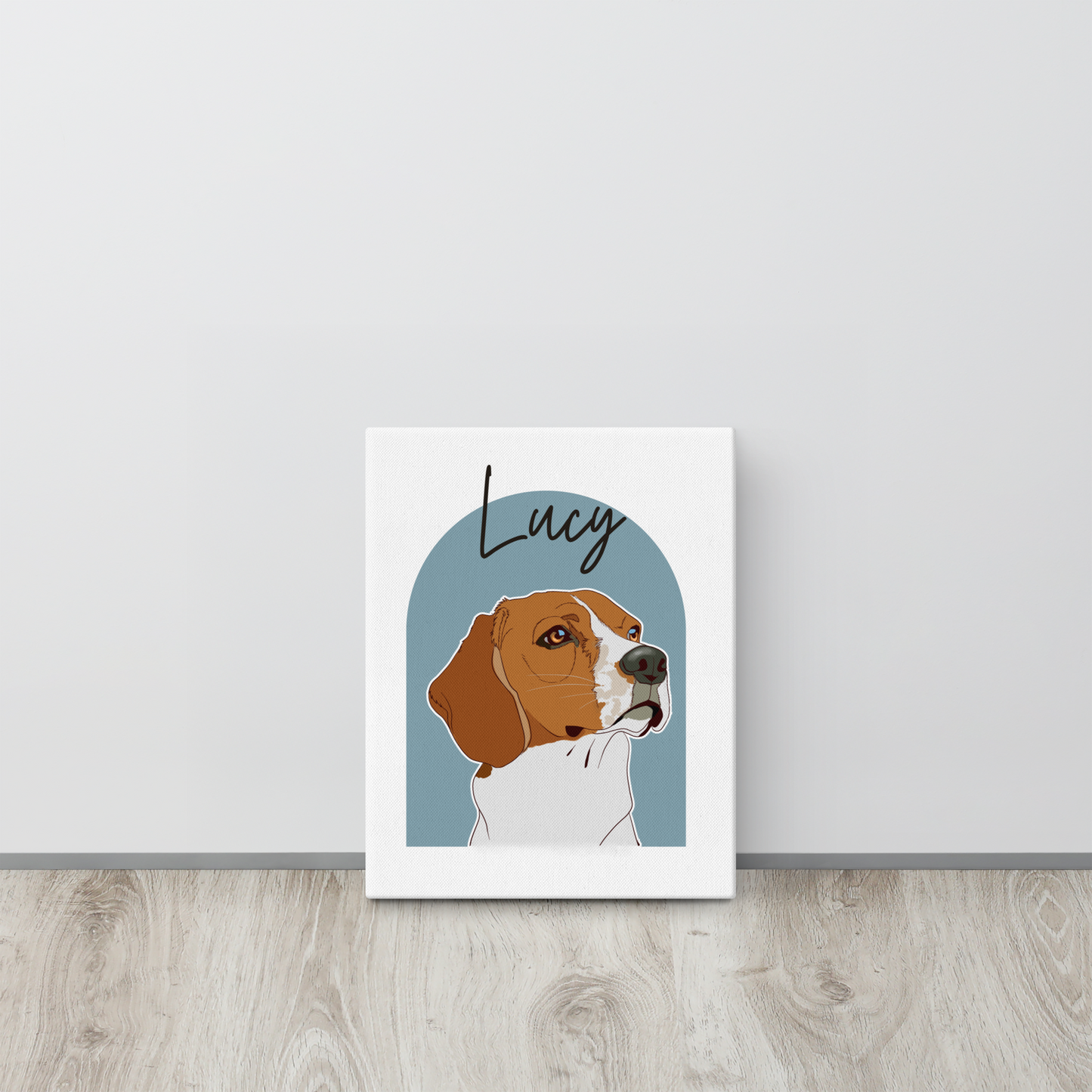 Custom Pet Portrait 11x14 Canvas🐾