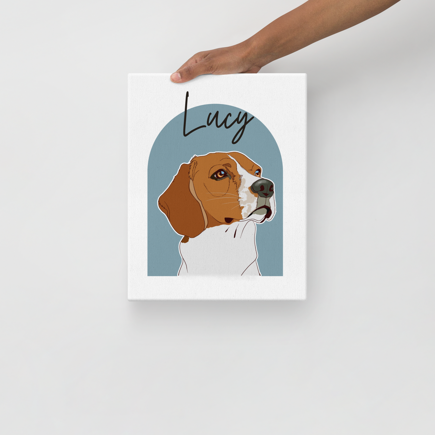 Custom Pet Portrait 11x14 Canvas🐾